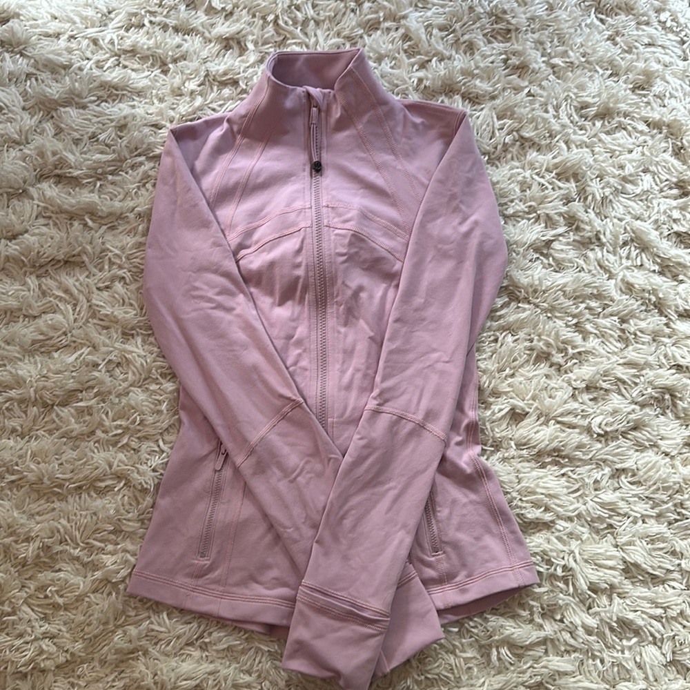Pink peony define jacket size 4 worn only a few times